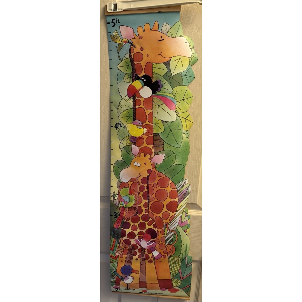 Vintage Avon Jumbo Giraffe Growth Chart